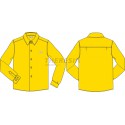 Camisa amarilla manga larga con bordado