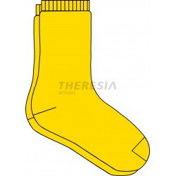Calcetín corto amarillo sin personalizar