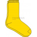 Calcetín corto amarillo