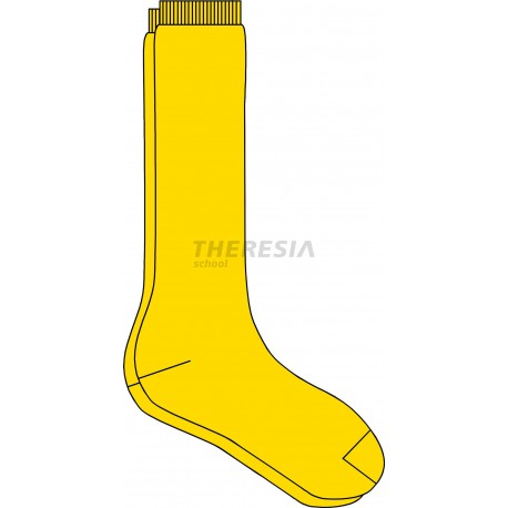 Calcetín largo amarillo sin personalizar