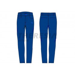 PANTALON UNIF CHICA MNO SARGA C/B