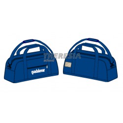 Bolsa de deporte azul marino con bordado