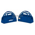 Bolsa de deporte azul marino con bordado
