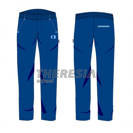 Pantalón uniforme engomado sarga marino