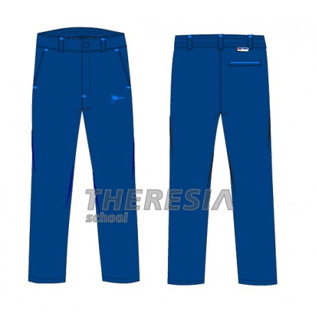 Pantalón uniforme marino con bordado.
