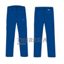 Pantalón uniforme marino con bordado.