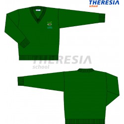 Suéter uniforme verde