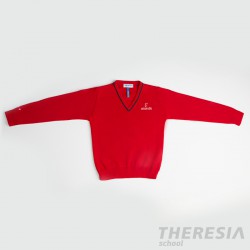 Suéter chico punto rojo (desde 2 años hasta 3º primaria)