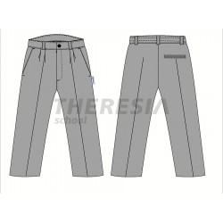 Pantalón de uniforme gris