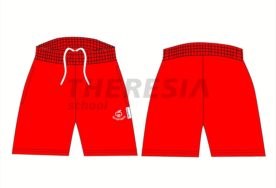 Bermudas rojas sales